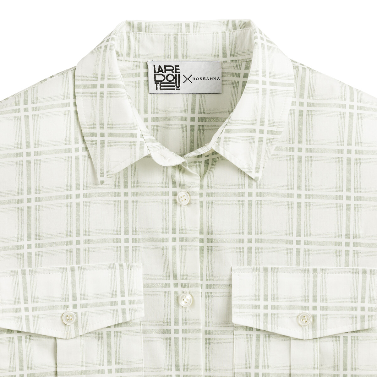 ROSEANNA x LA REDOUTE<br>Camisa xadrez de mangas compridas