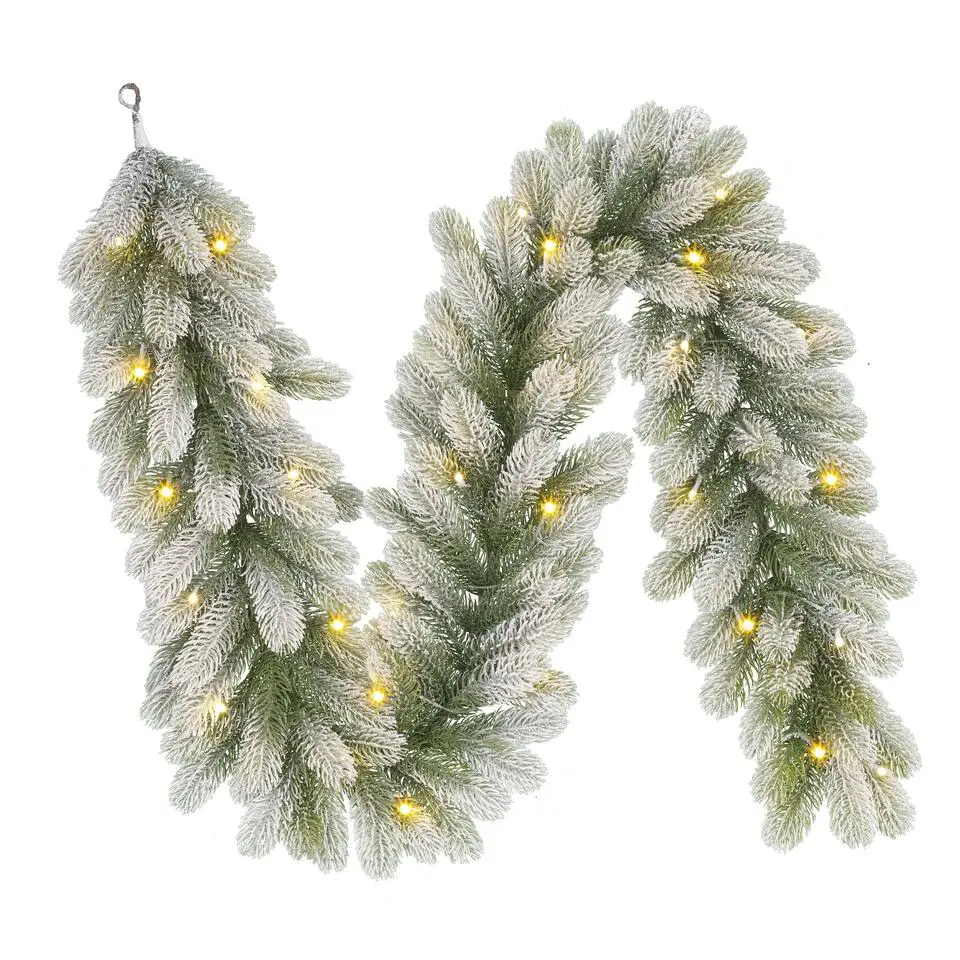 Black Box Trees Nagoya Guirlande met Verlichting - L180 x Ø20 cm - Groen