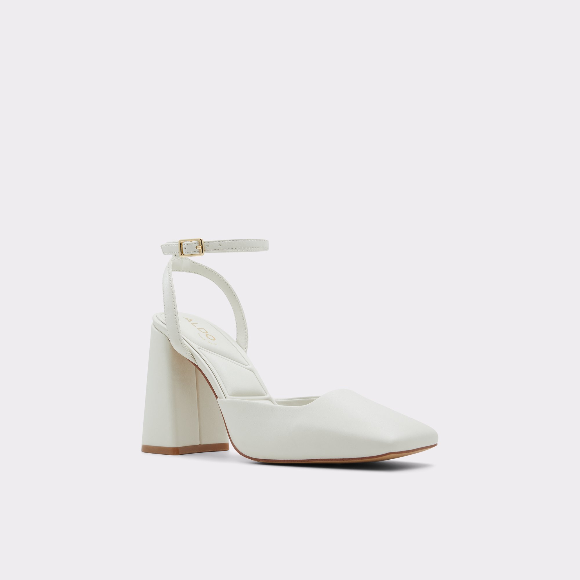 Ingenue White-Bone Women Strappy Heels