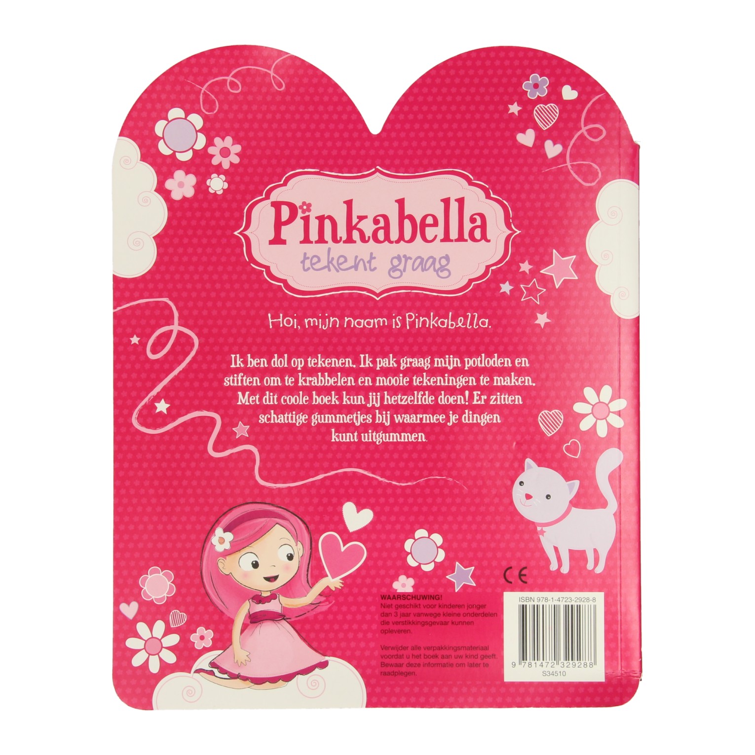 Pinkabella Tekent Graag met 20 Gummetjes
