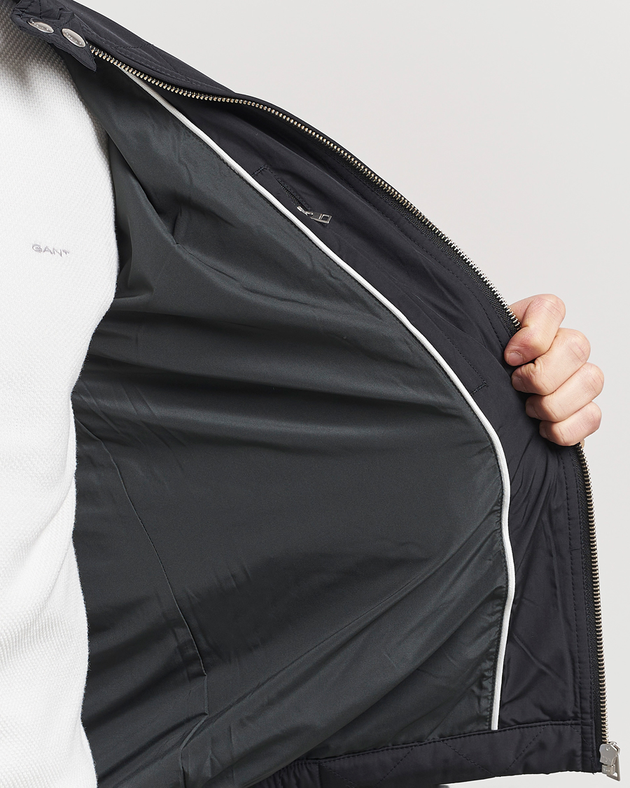 GANT The Quilted Windcheater Black