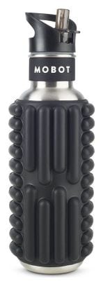 Bouteille de sport - Mobot - Fonction 2 en 1 rouleau de massage - Noir