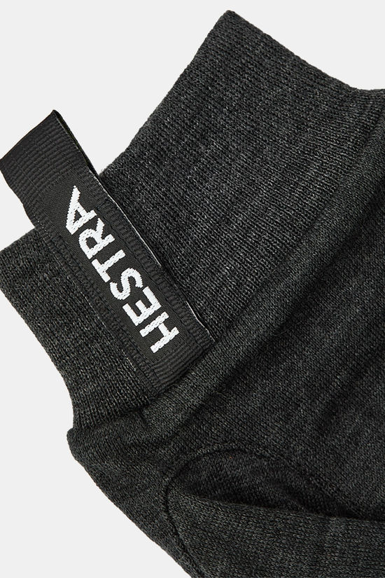 Hestra Hestra Merino Wool Liner Active - 5 Finger - Charcoal Handschoen