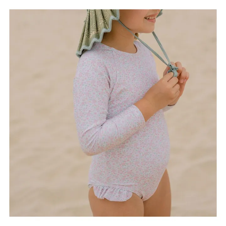 Minnow Maillot 1 Pièce Anti-UV Fleur | Rose