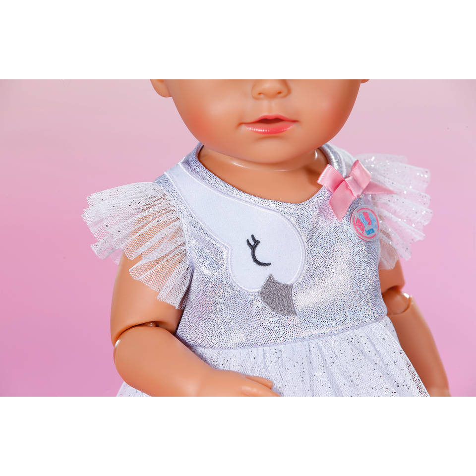 BABY born ballerina zilver glitter pakje
