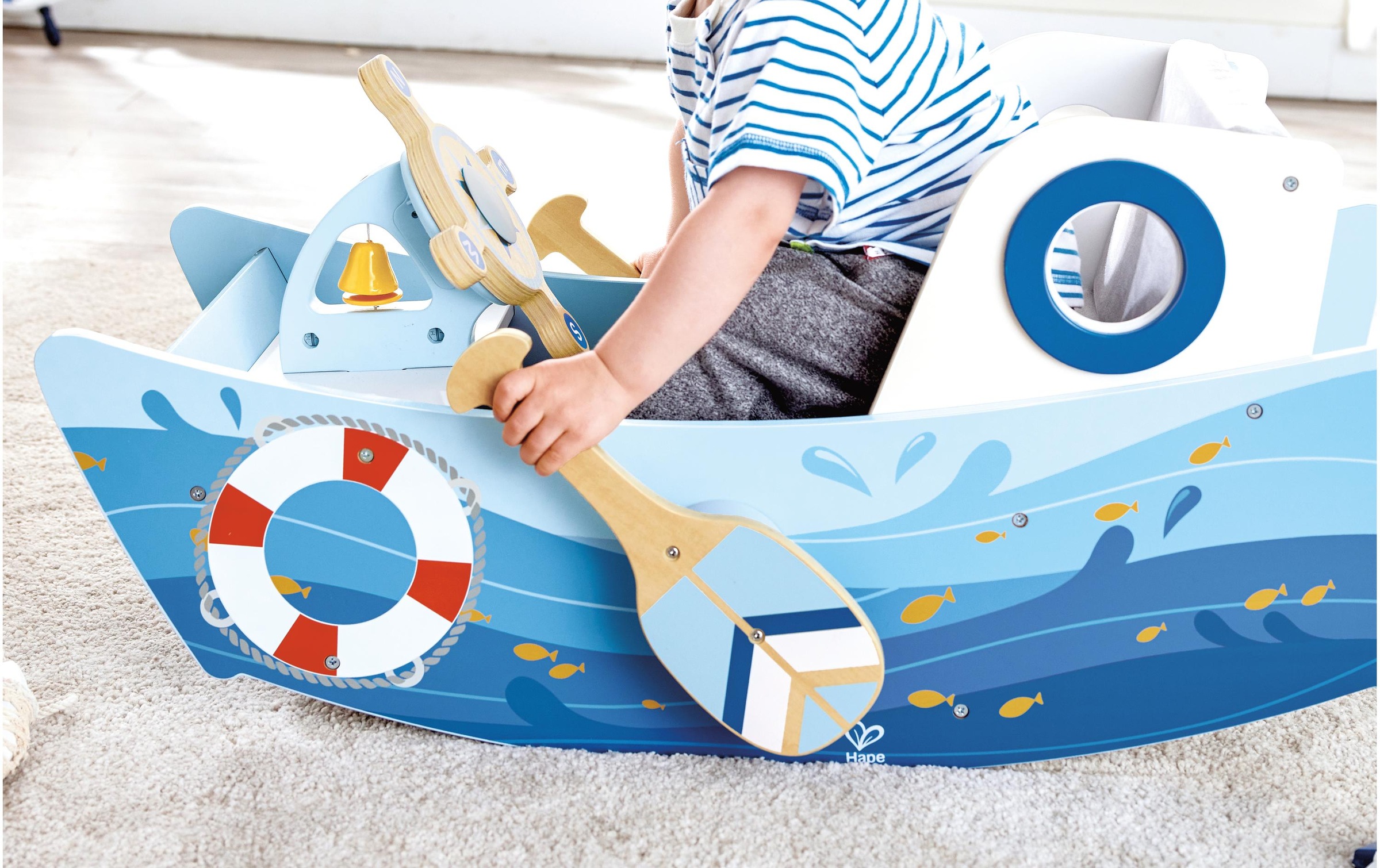 Hape Schaukeltier »Captain's Rocking Boat«