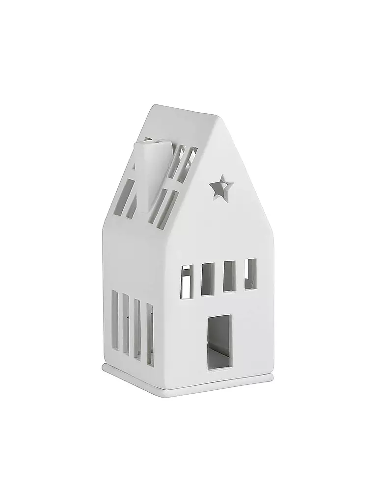 RAEDER Mini Lichthaus Traumhaus 6x13cm weiss