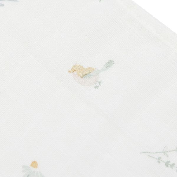Jollein Lovely Birds Small Multidoek - 3 Pack - 70 x 70 cm - Hydrofiel