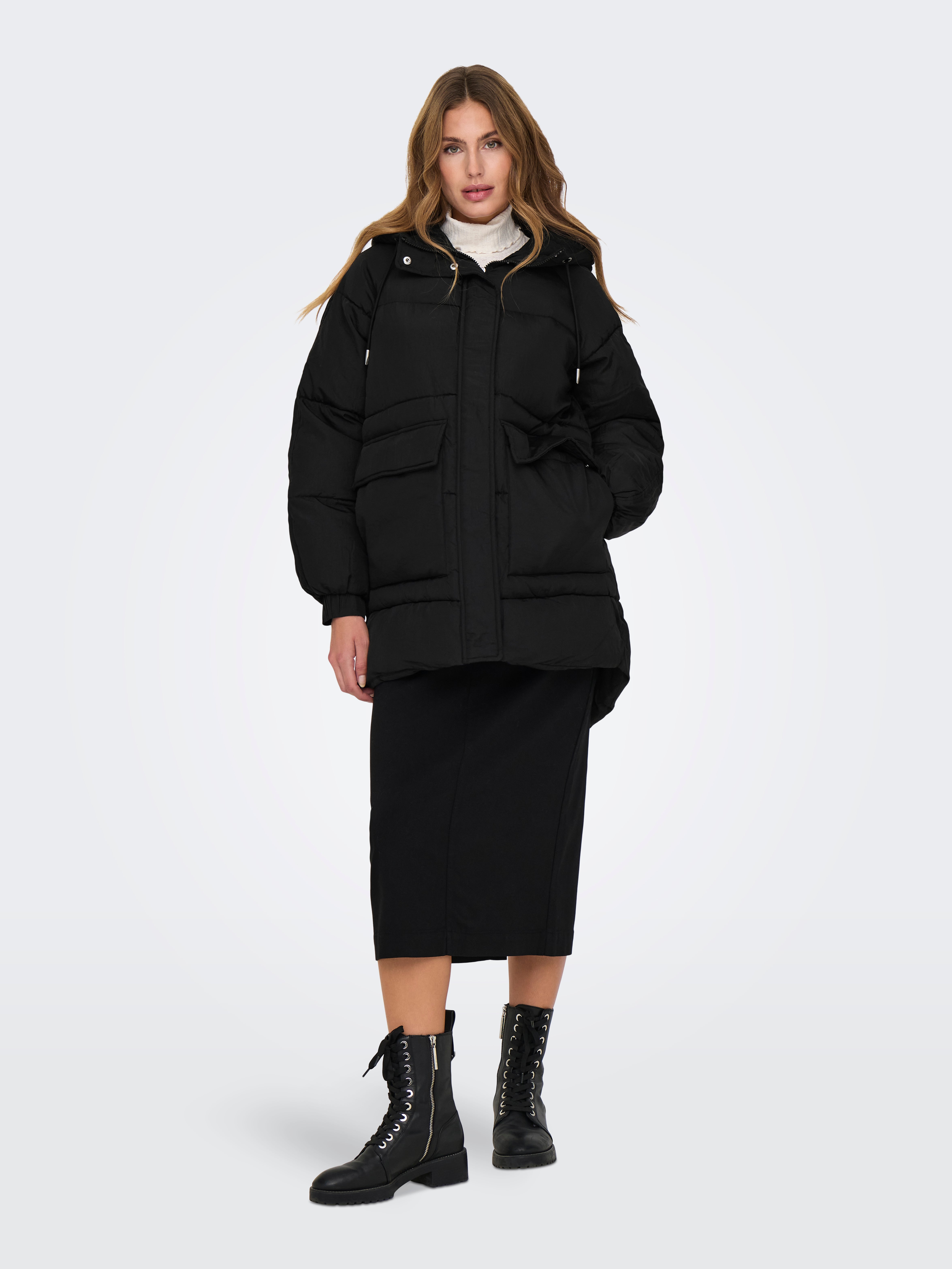 ONLFIE Steppmantel Black