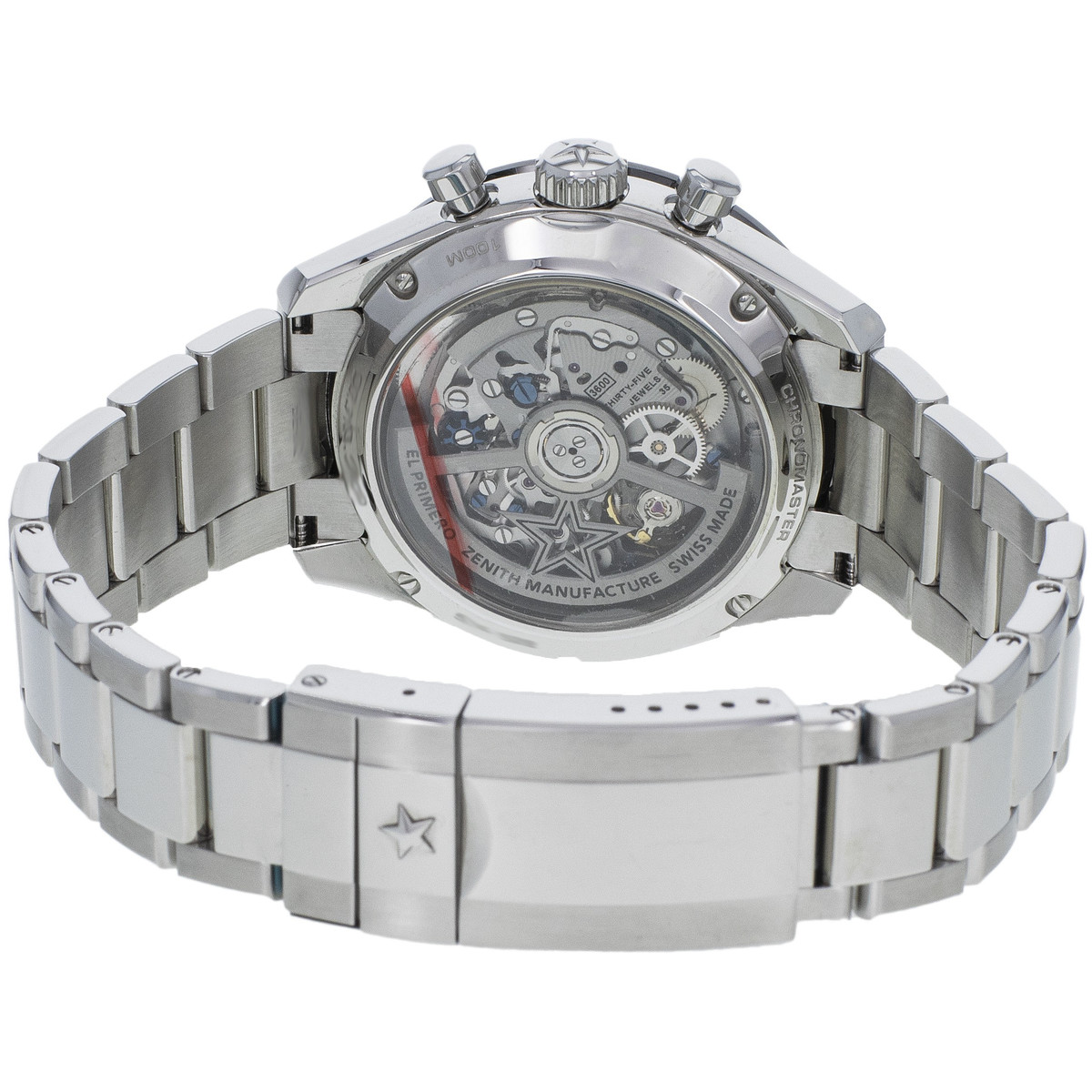 Montre d'occasion Zenith Chronomaster homme chronographe automatique acier