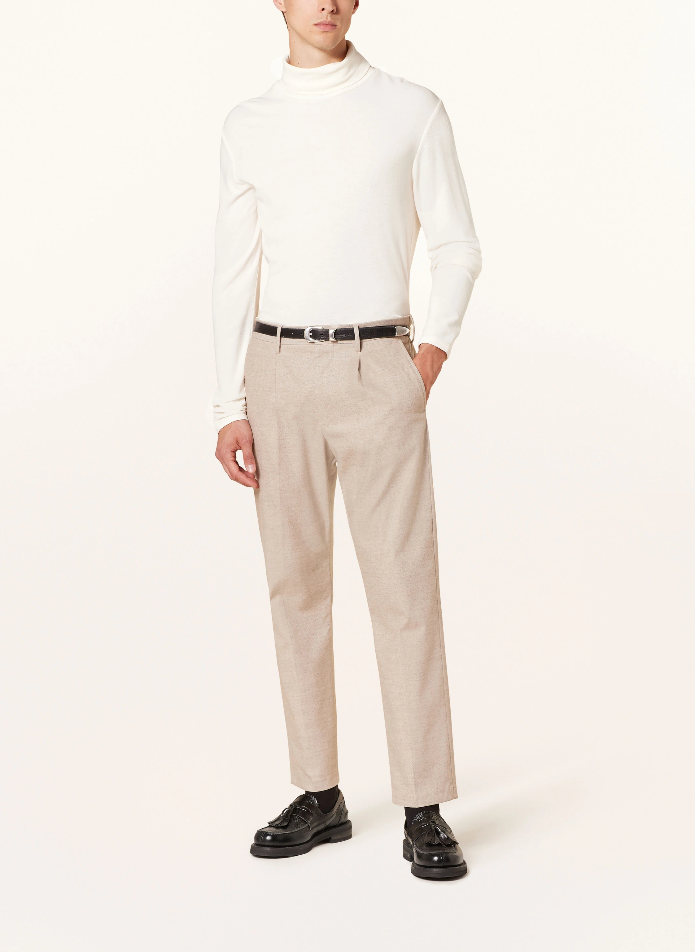 NN.07 Rollkragenshirt CLIVE aus Piqué