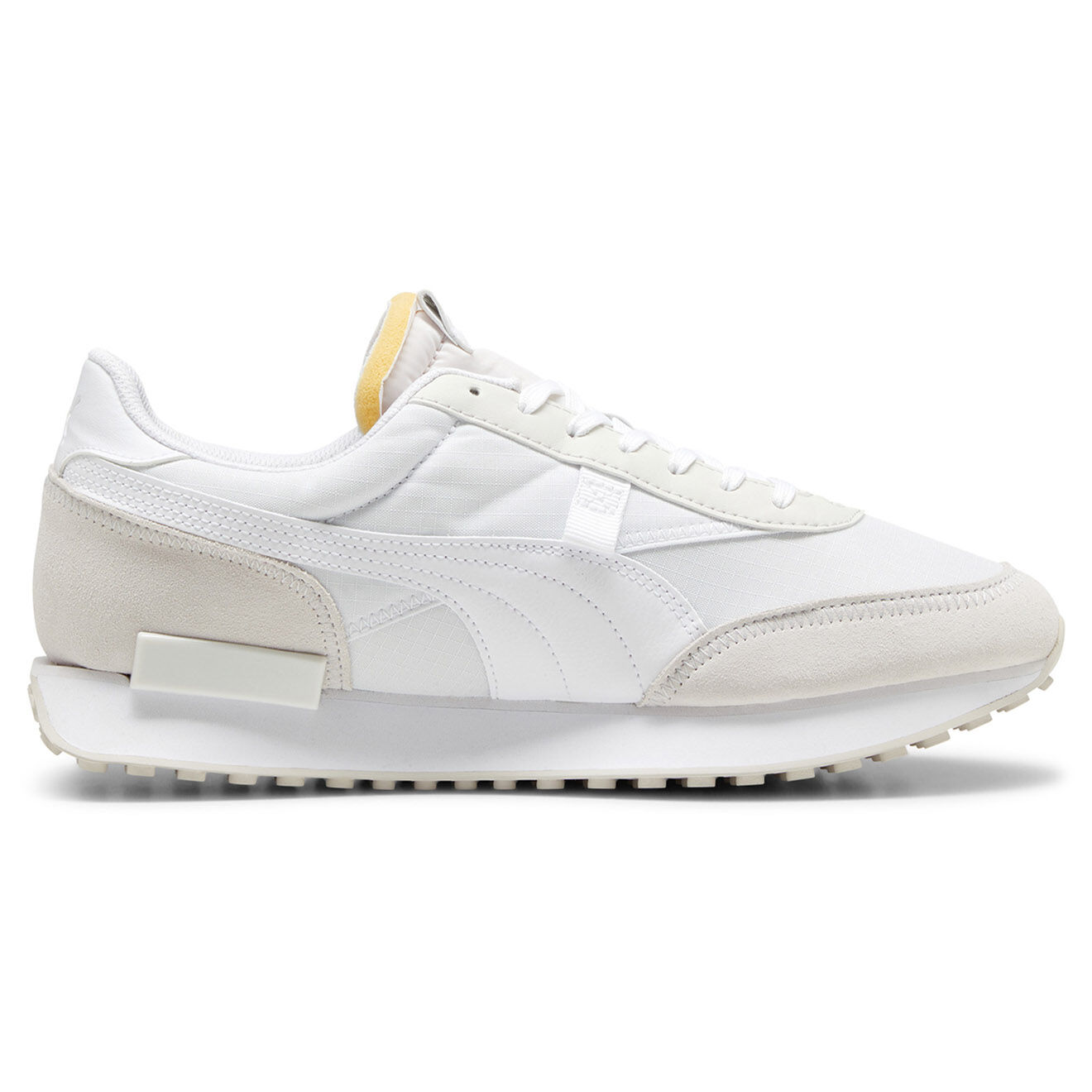 Puma Baskets en Cuir & Velours de Cuir Future Rider Play blanches