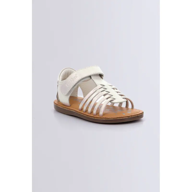 Divslim Blanc irise SANDALES Cuir Fille