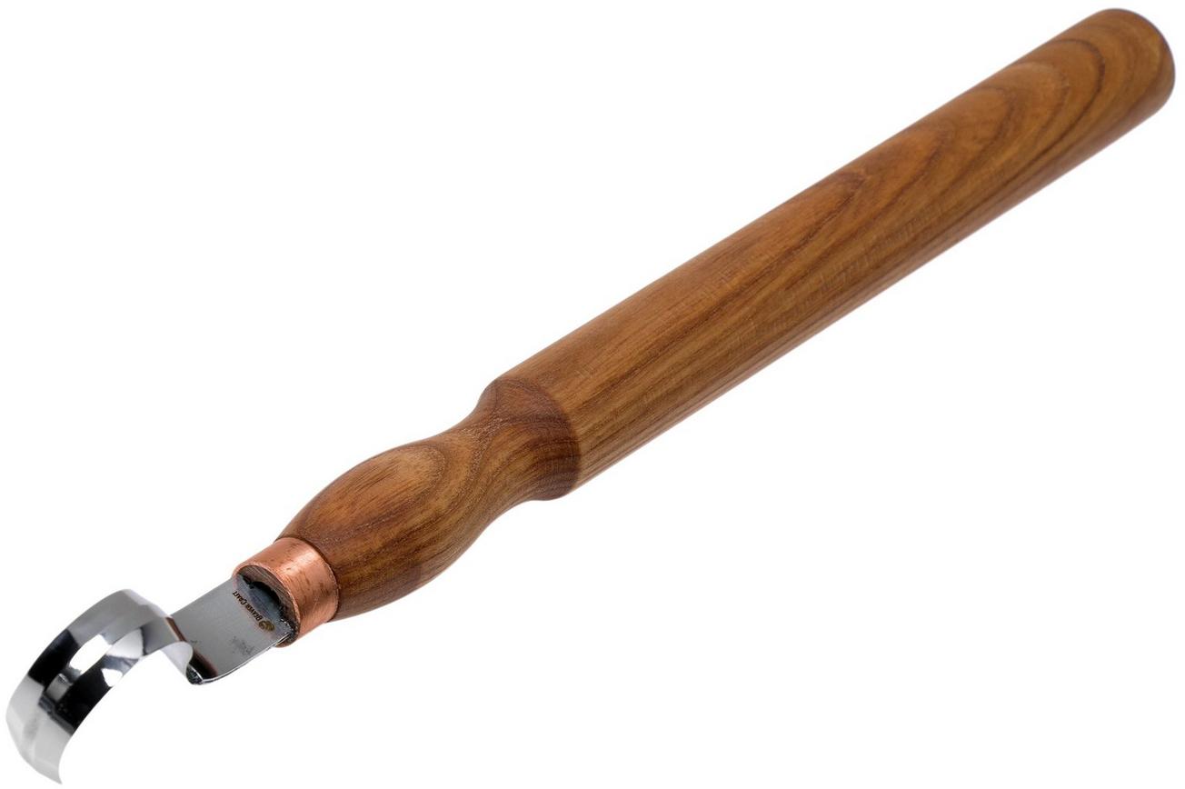 BeaverCraft Oak Spoon Carving Knife Long 30 mm Long SK2SLONG, Double Edge, lepelmes met schede