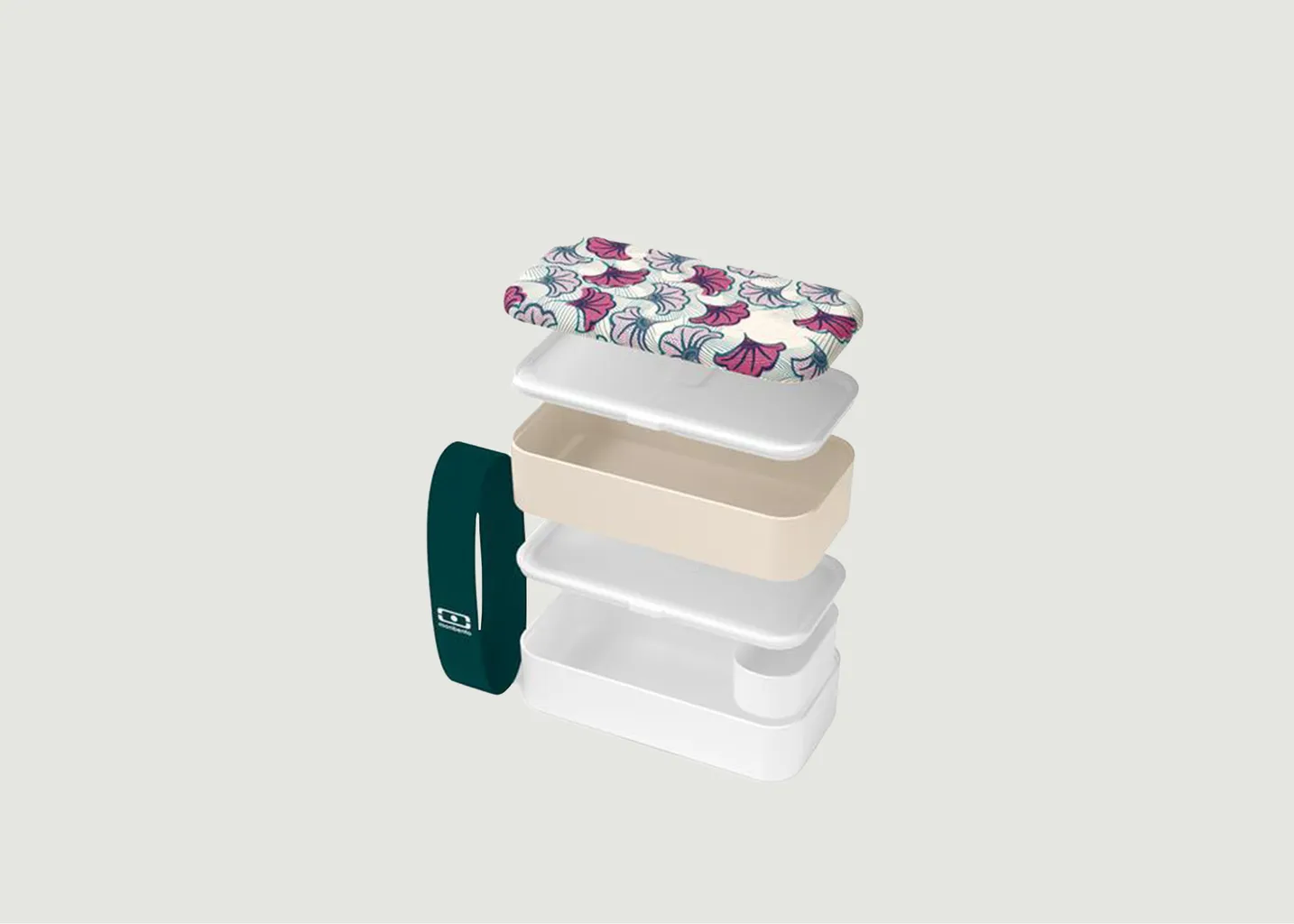 Boite hermétique rose Wax - Edition limitée du bento Made in France monbento