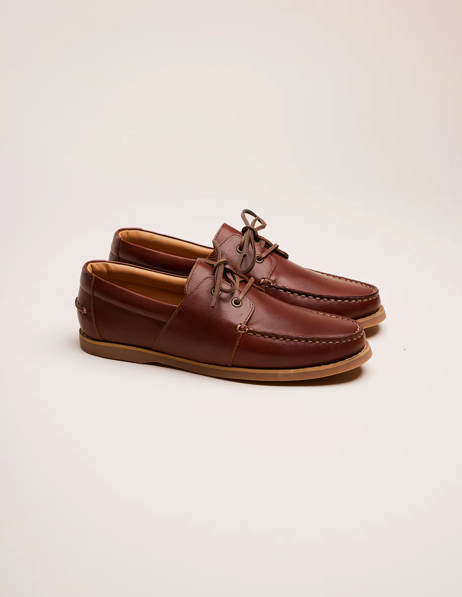Bateaux Marin - Cuir marron
