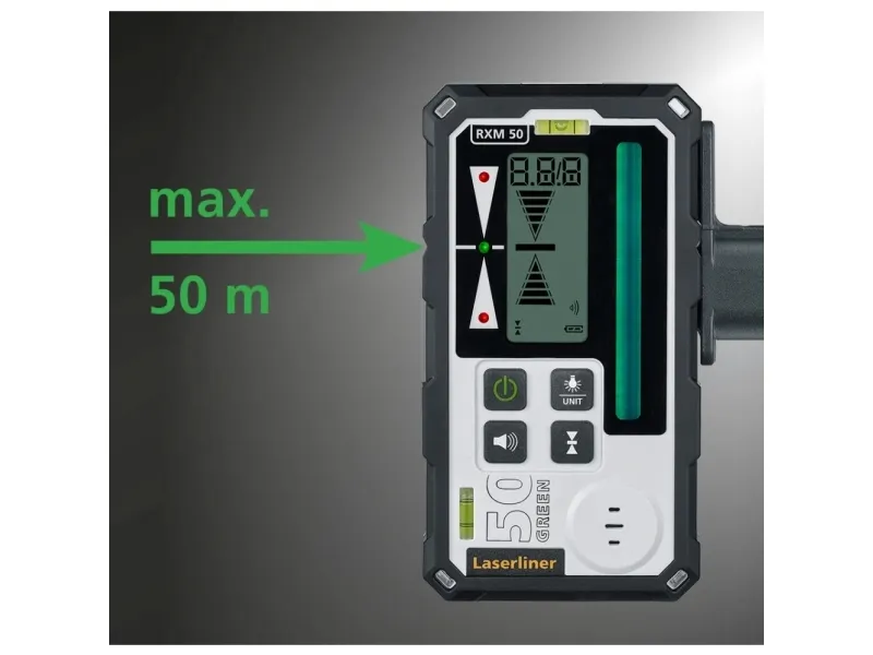 Laserliner RangeXtender M50, Sort, 50 m, -10 - 40 °C, IP66, AAA, 80 mm