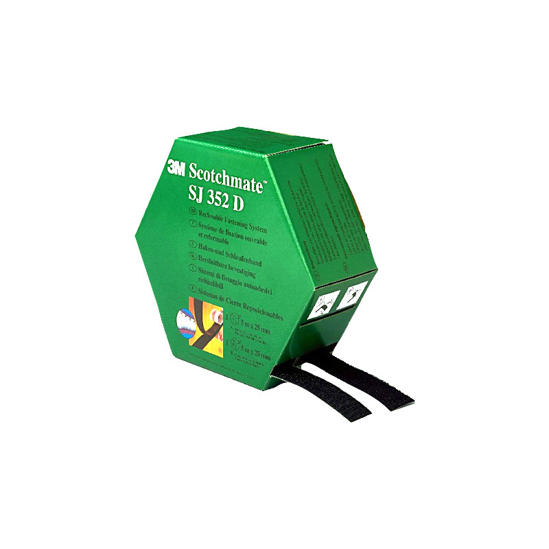 3M klittenband hook & loop SJ352D 25mmx5m