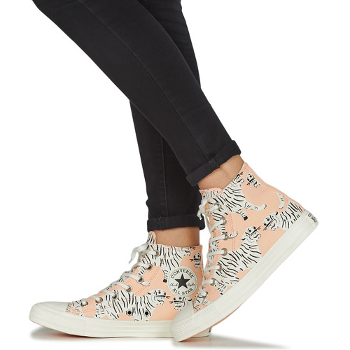 Converse - CHUCK TAYLOR ALL STAR-ANIMAL ABSTRACT - Rose / Blanc / Noir