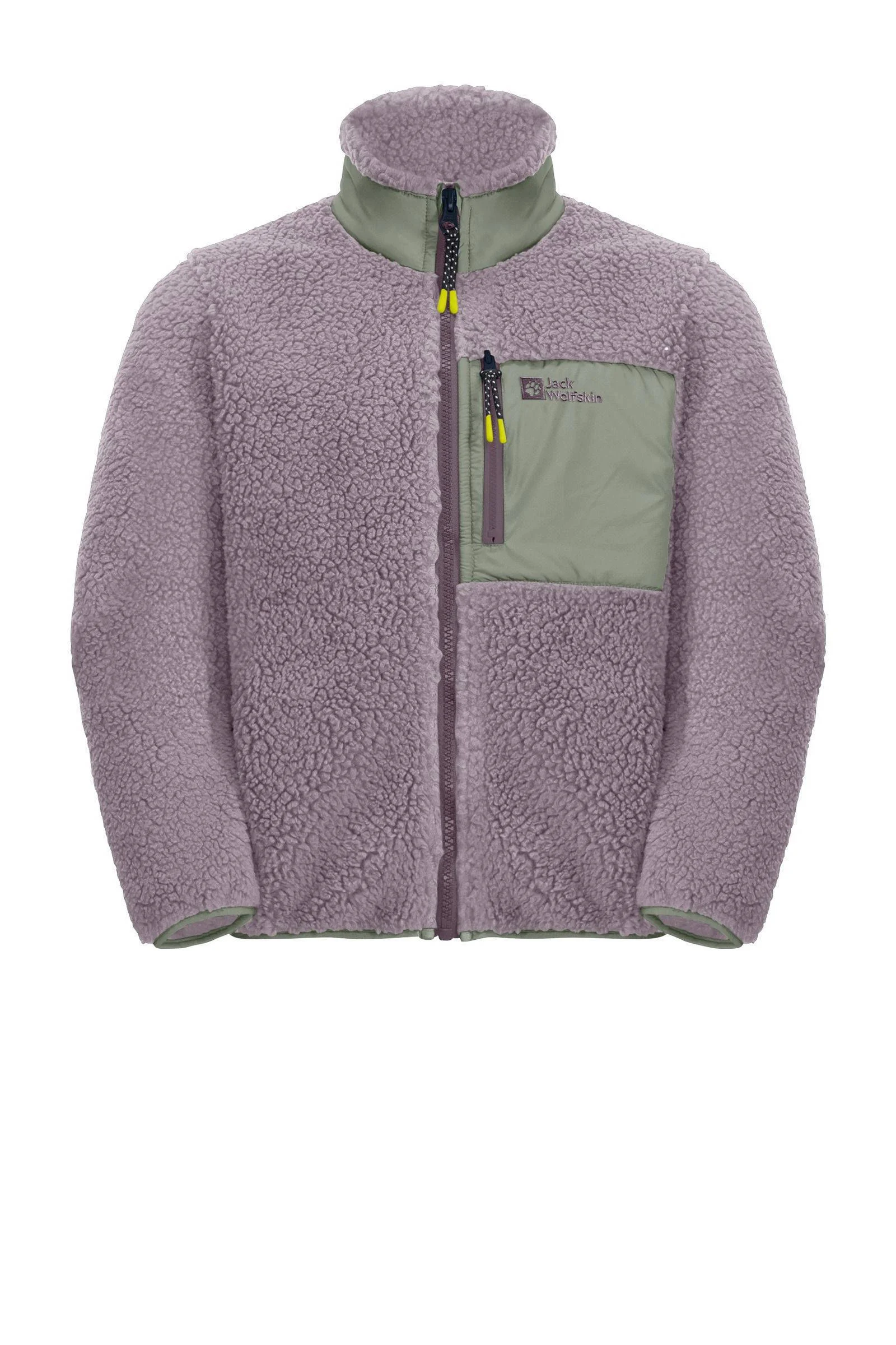 Jack Wolfskin fleece jack Ice Curl roze