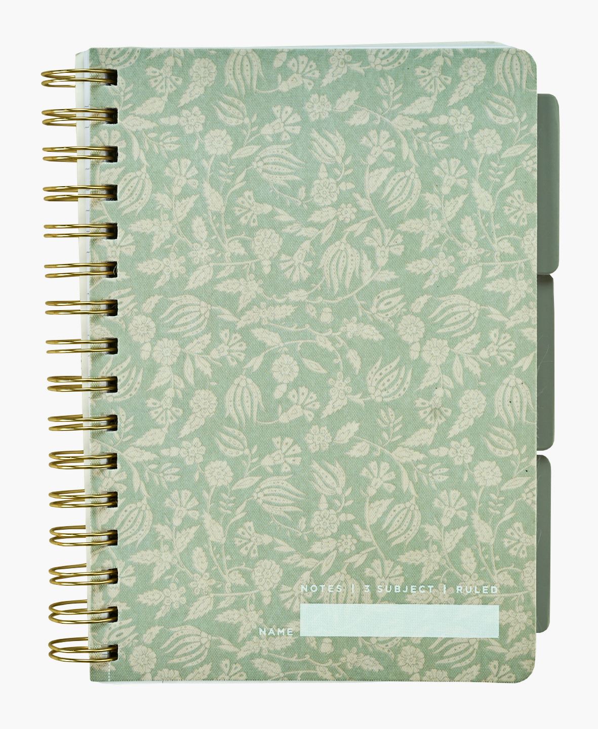 Index notatbok a5 taupe - 15x21 cm