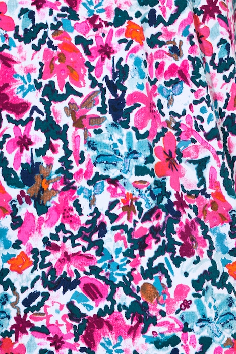 Langarmshirt, Blumenmuster