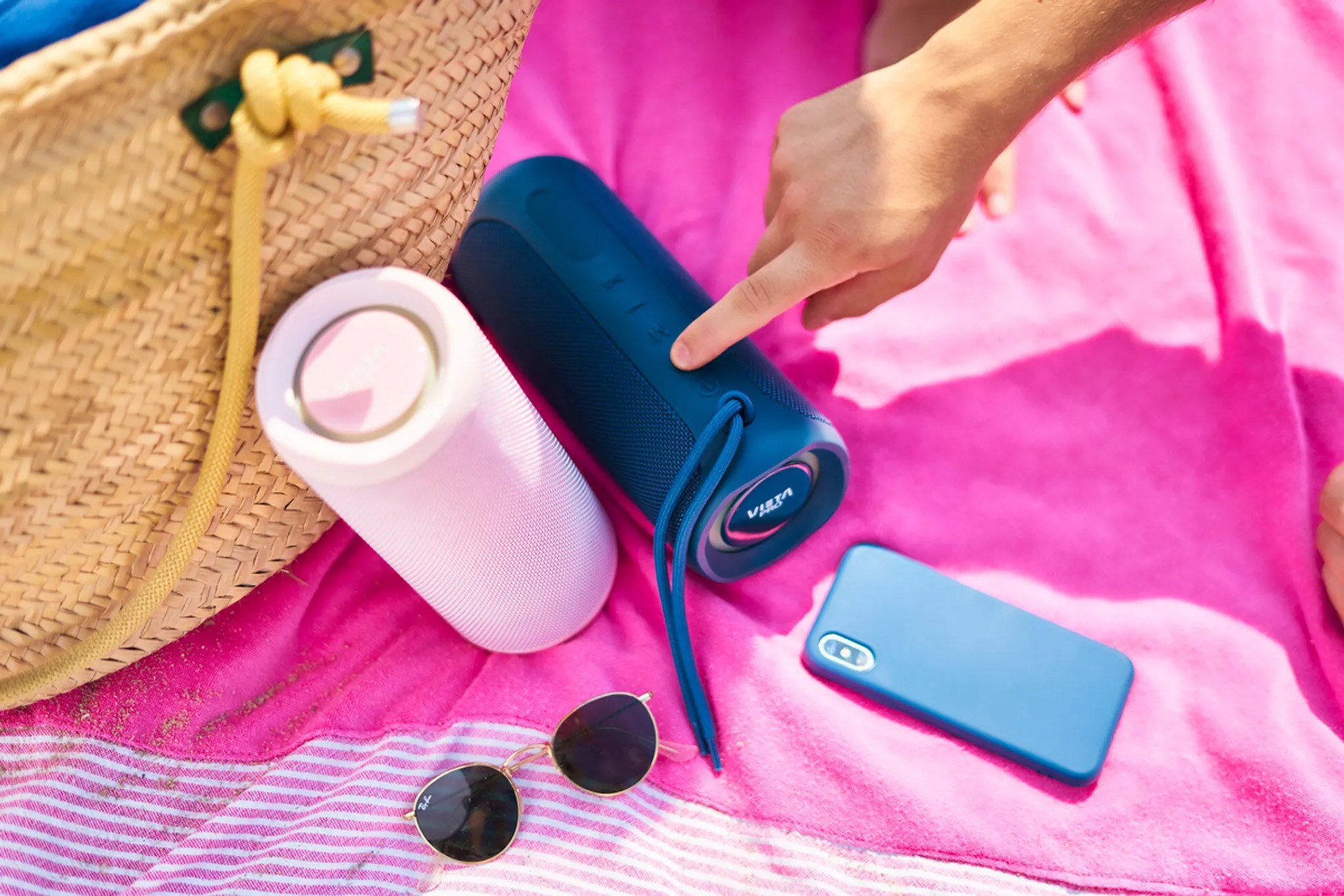 Vieta Pro Party blau Bluetooth Lautsprecher