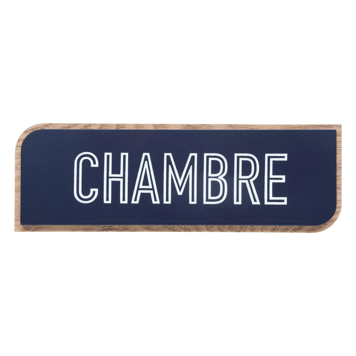 PLAQUE PORTE OLME D.24X8CM