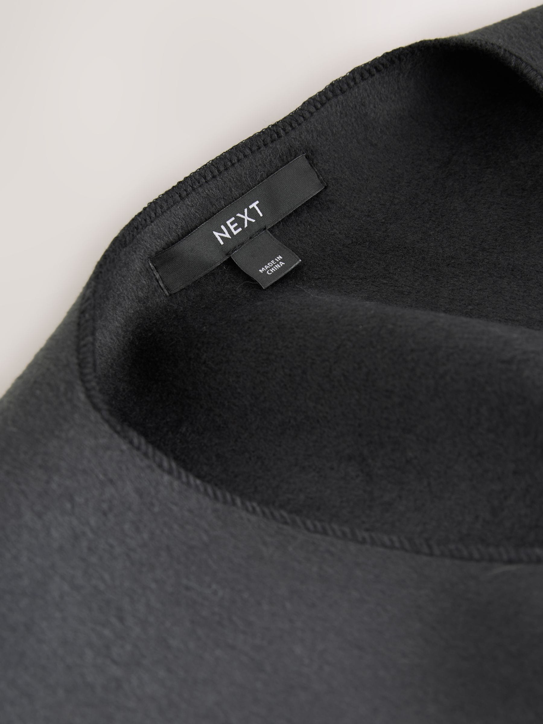 Grijs - Wrap Front Cape Poncho