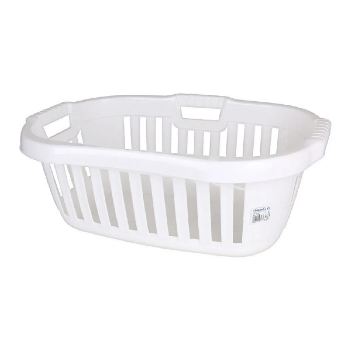 TotalCadeau Panier à linge rectangulaire 66x44x25 cm - Bleu
