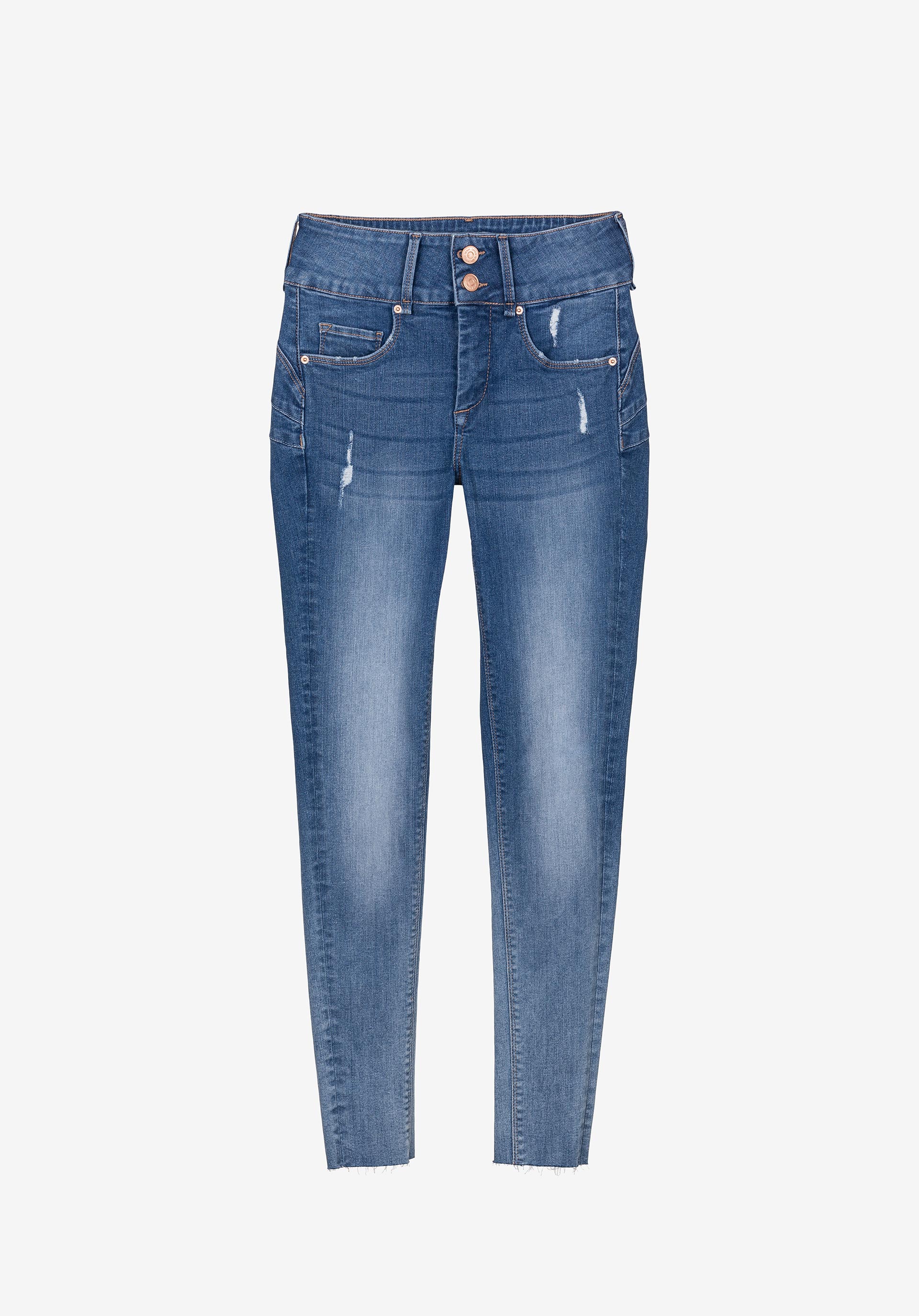 Jeans Double-up Skinny com Rasgões