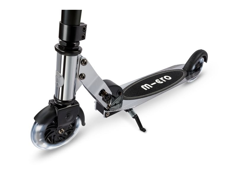 Micro Mobility Scooter Micro Sprite LED Silverchrome Klappbarer Scooter