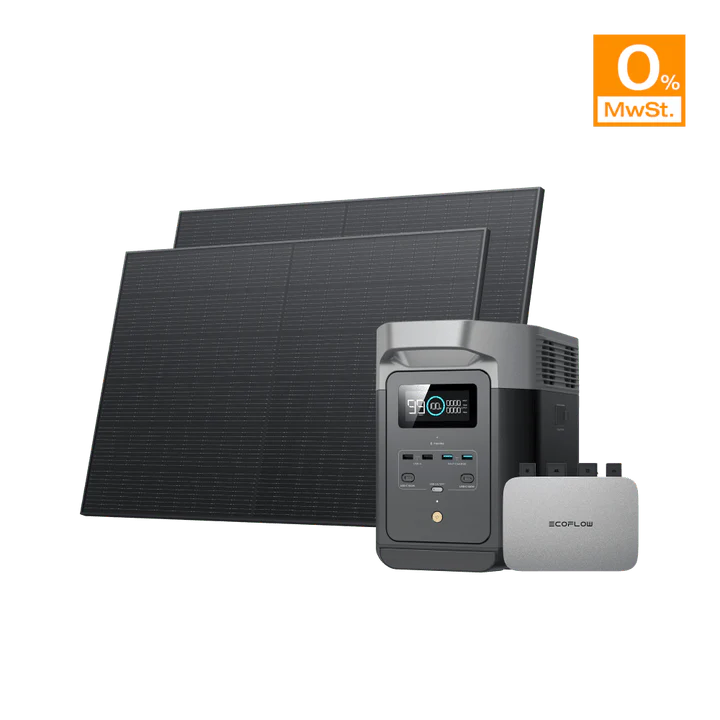 EcoFlow 400W Starres Solarpanel (2 Stück) (Empfohlenes Zubehör)