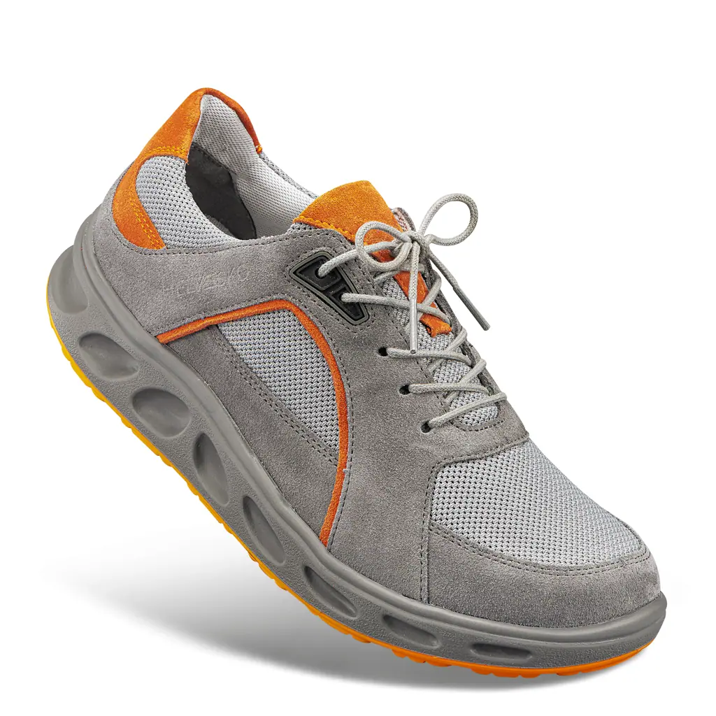 Schnürschuhe - Sneaker WAVE grau-orange