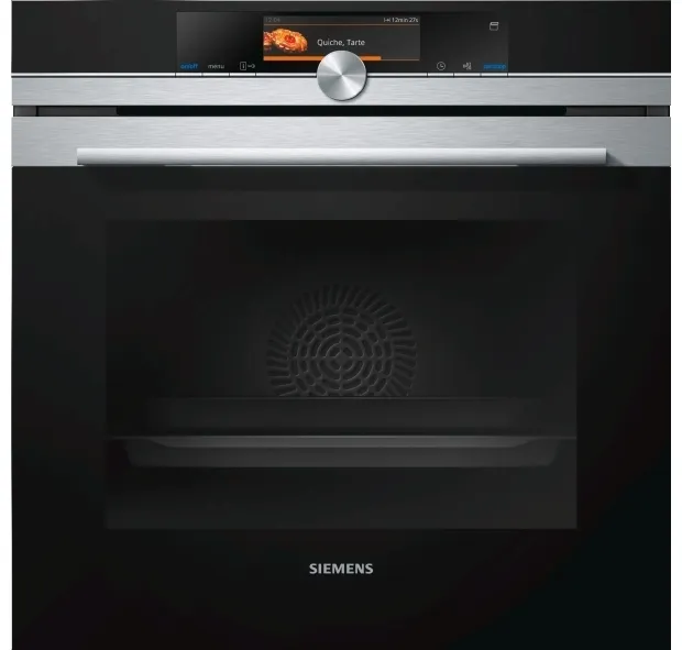 Siemens iQ700 HS658GXS1 - Ovn - med dampfunktion - til indbygning - niche - bredde: 56 cm - dybde: 55 cm - højde: 58.5 cm - med selv-rengøring - Klasse A  - rustfrit stål