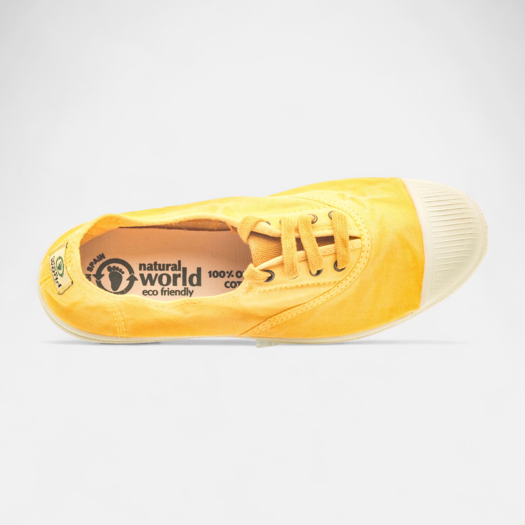 Baskets en toile Femme jaune