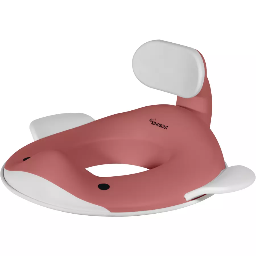 KINDSGUT Toilettenaufsatz Wal altrosa