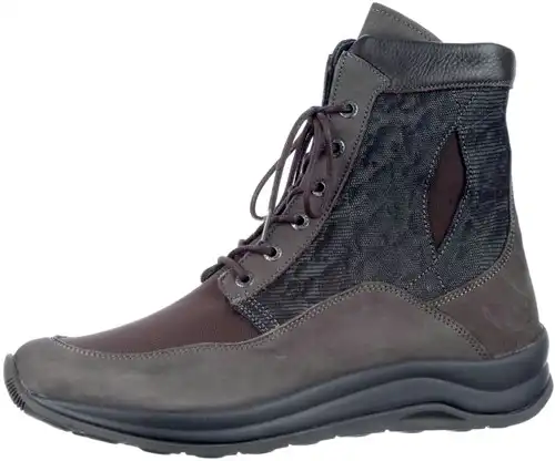 0098390 Wolky donkerbruin combi - maat 38 veterboot donkerbruin combi - maat 38 Calandschoen