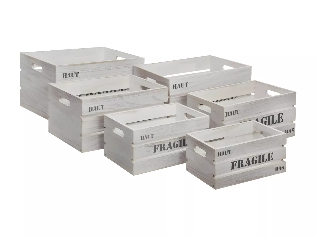Lot de 6 Cagettes 