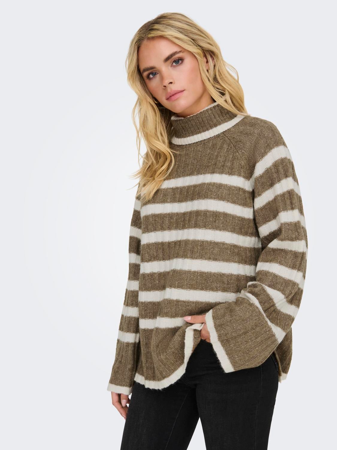 JDYMILEY Strickpullover Malt Ball