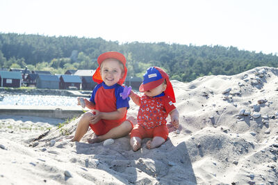 ImseVimse Badetrøye, Red Marine