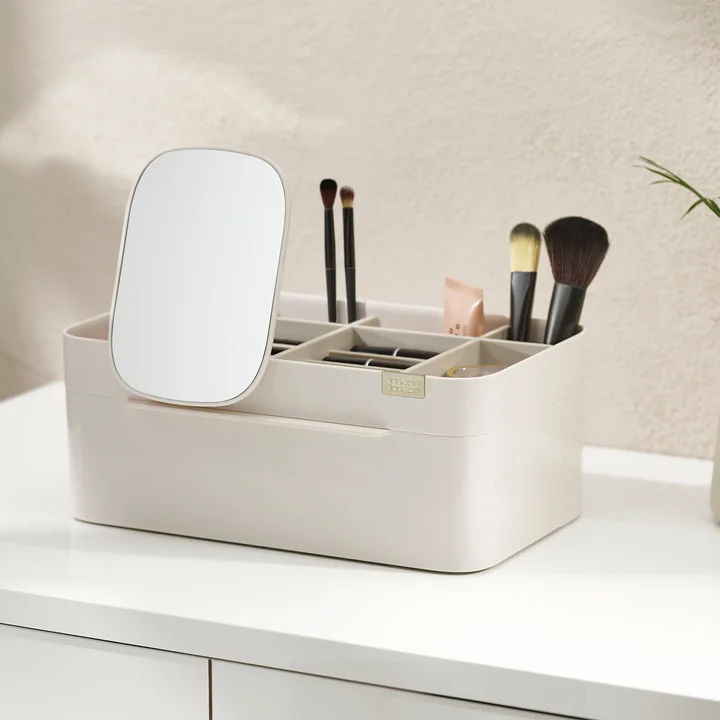Joseph Joseph - Viva Kosmetik-Organizer mit Spiegel, cream