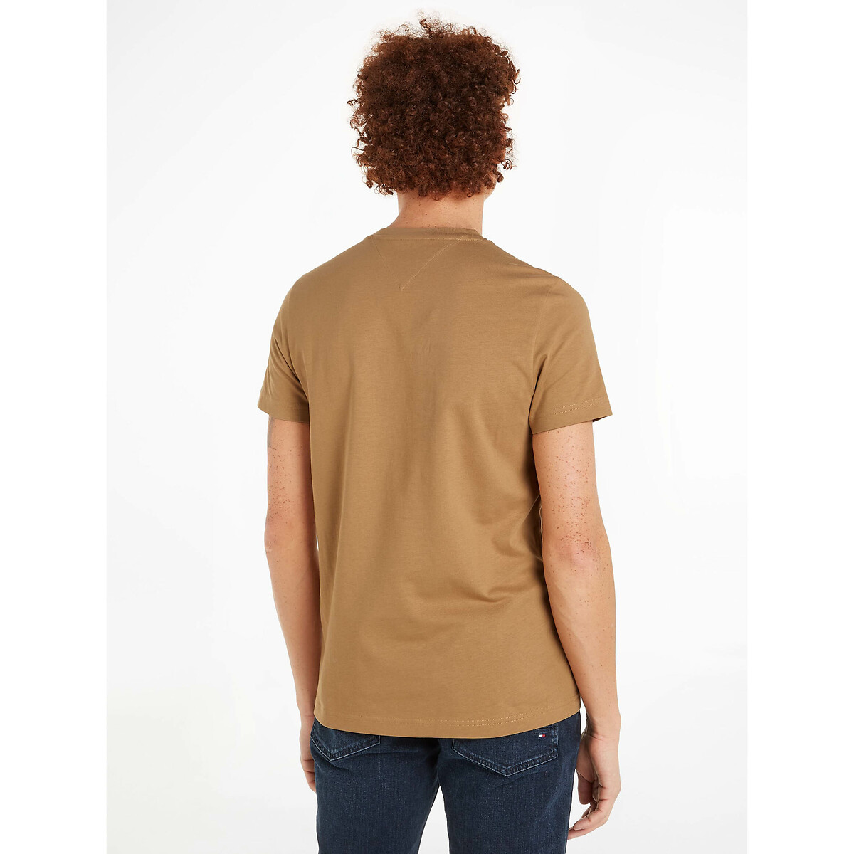 TOMMY HILFIGER<br>Camiseta com gola redonda e logo Tommy