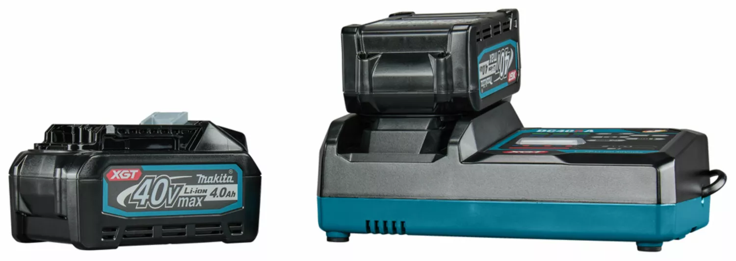Makita 191L77-9 40V Li-ion accu starterset (2x 4.0Ah accu)   lader