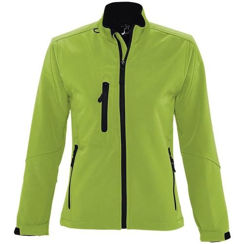 Sols - ROXY - Chaqueta Softshell de Mujer con Cremallera Verde