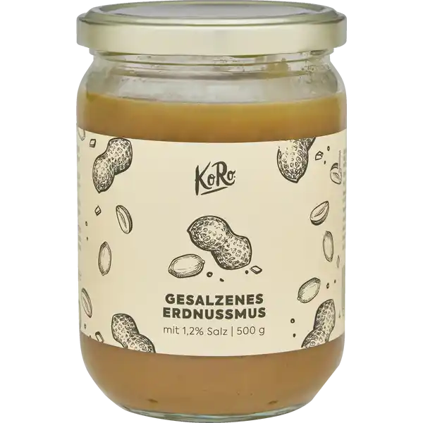 Gesalzenes Erdnussmus
