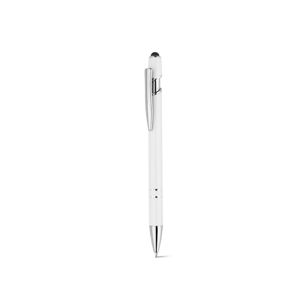 hi!dea 91799 - Stylo à bille avec corps en aluminium recyclé (100% rAL) et pointe tactile