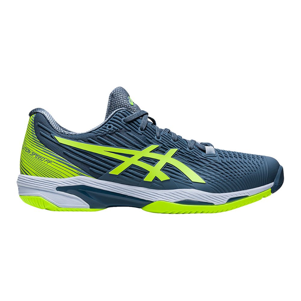 Asics SOLUTION SPEED™ FF 2 - Chaussures tennis Homme steel blue/hazard green