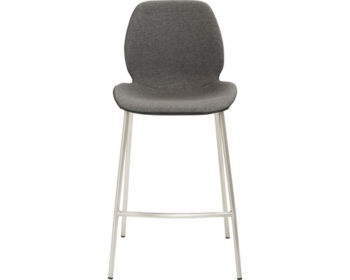 Barkruk Mayer Zitmeubelen mySOLO 1176 49 x 49 x 96 cm RVS/antraciet + zwart 1176-V4-524