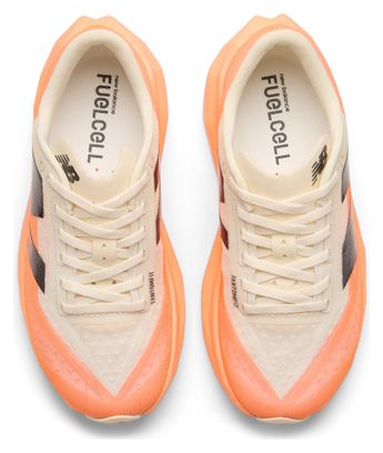 Chaussures Running New Balance FuelCell Rebel v4 Orange/Blanc Femme